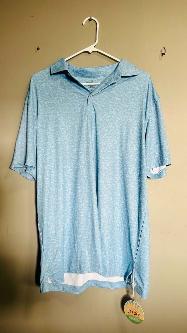 Short Sleeve Polo in Reel Legends. Pc148